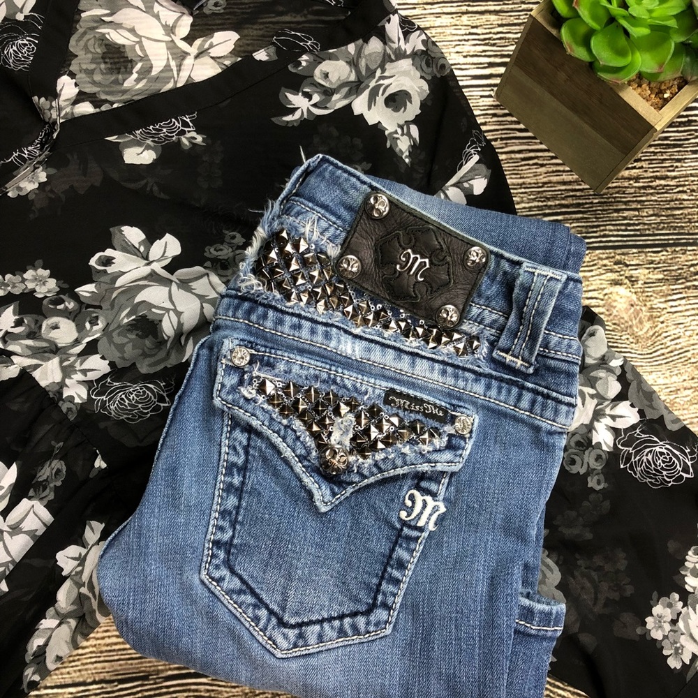 Miss Me Ratatat Bootcut Jeans